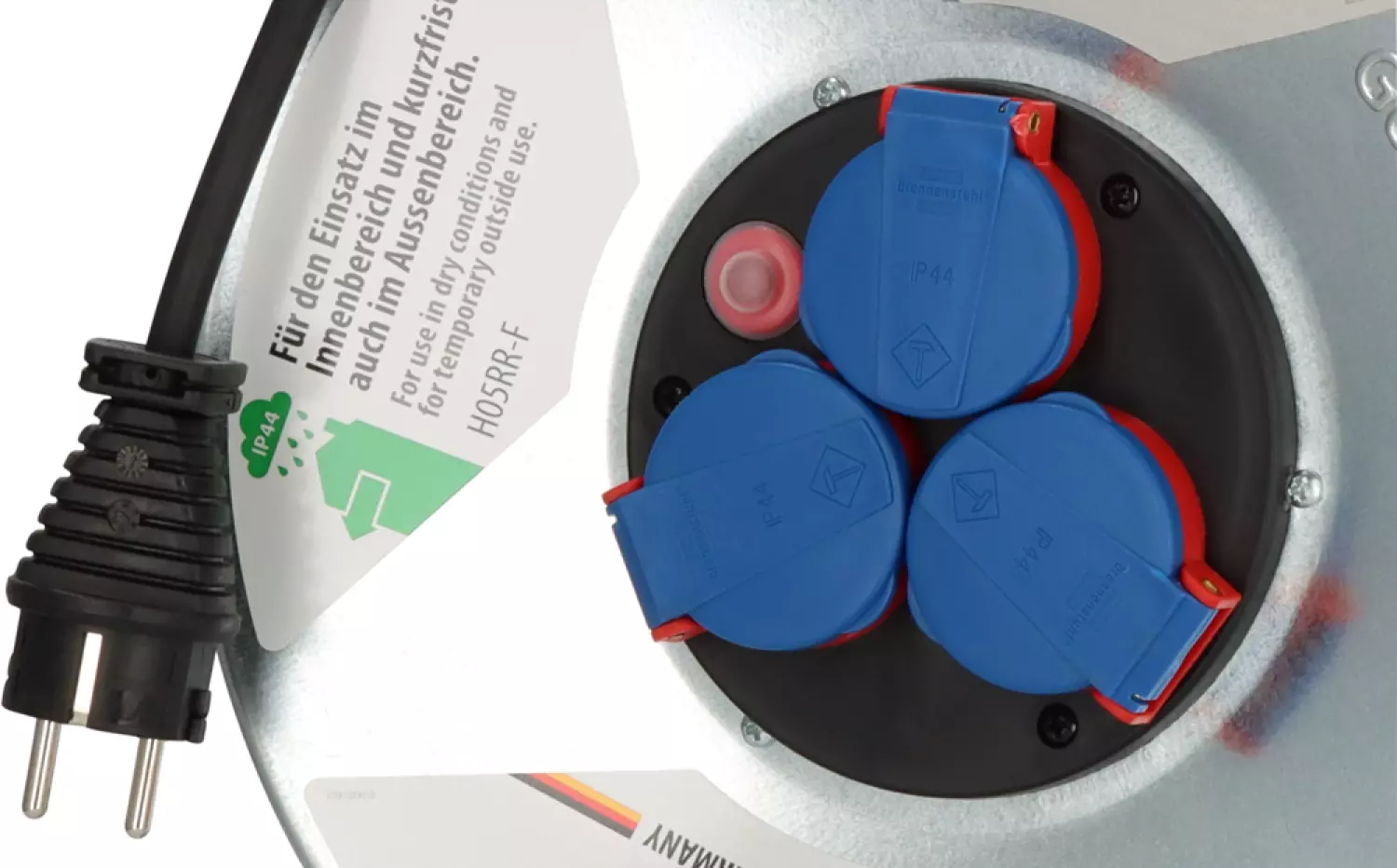 Brennenstuhl 1198530 Garant S IP44 kabelhaspel - H05RR-F 3G1,5 - 50m-image