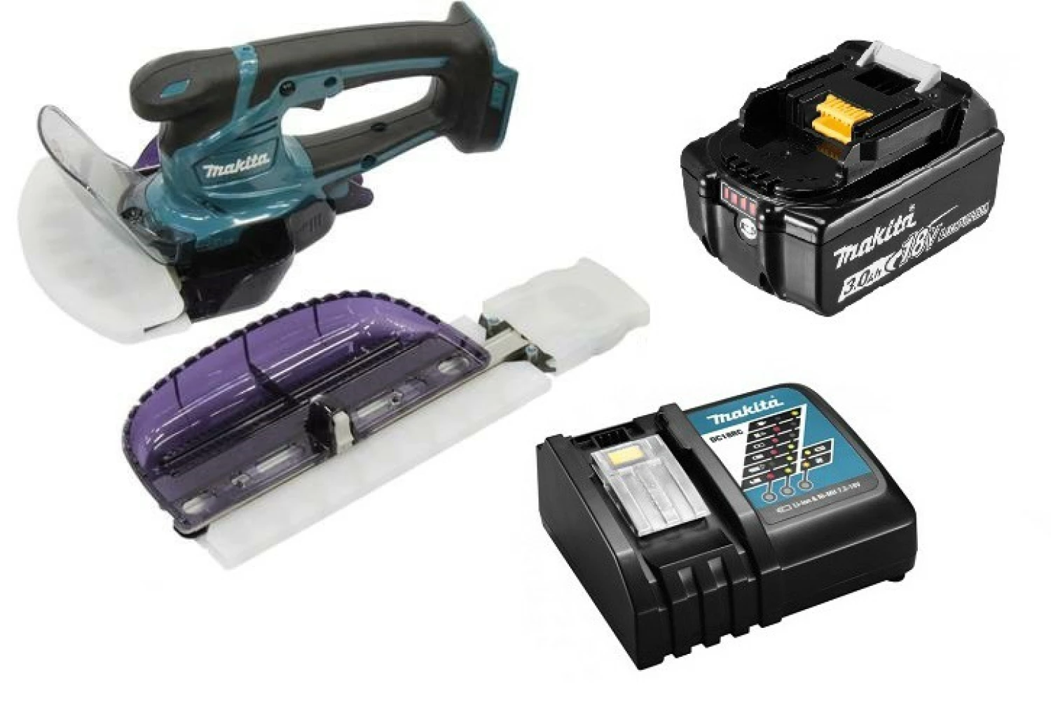 Makita DUM604RFX 18V Li-Ion accu grasschaar set (1x 3.0Ah accu) - 160mm-image