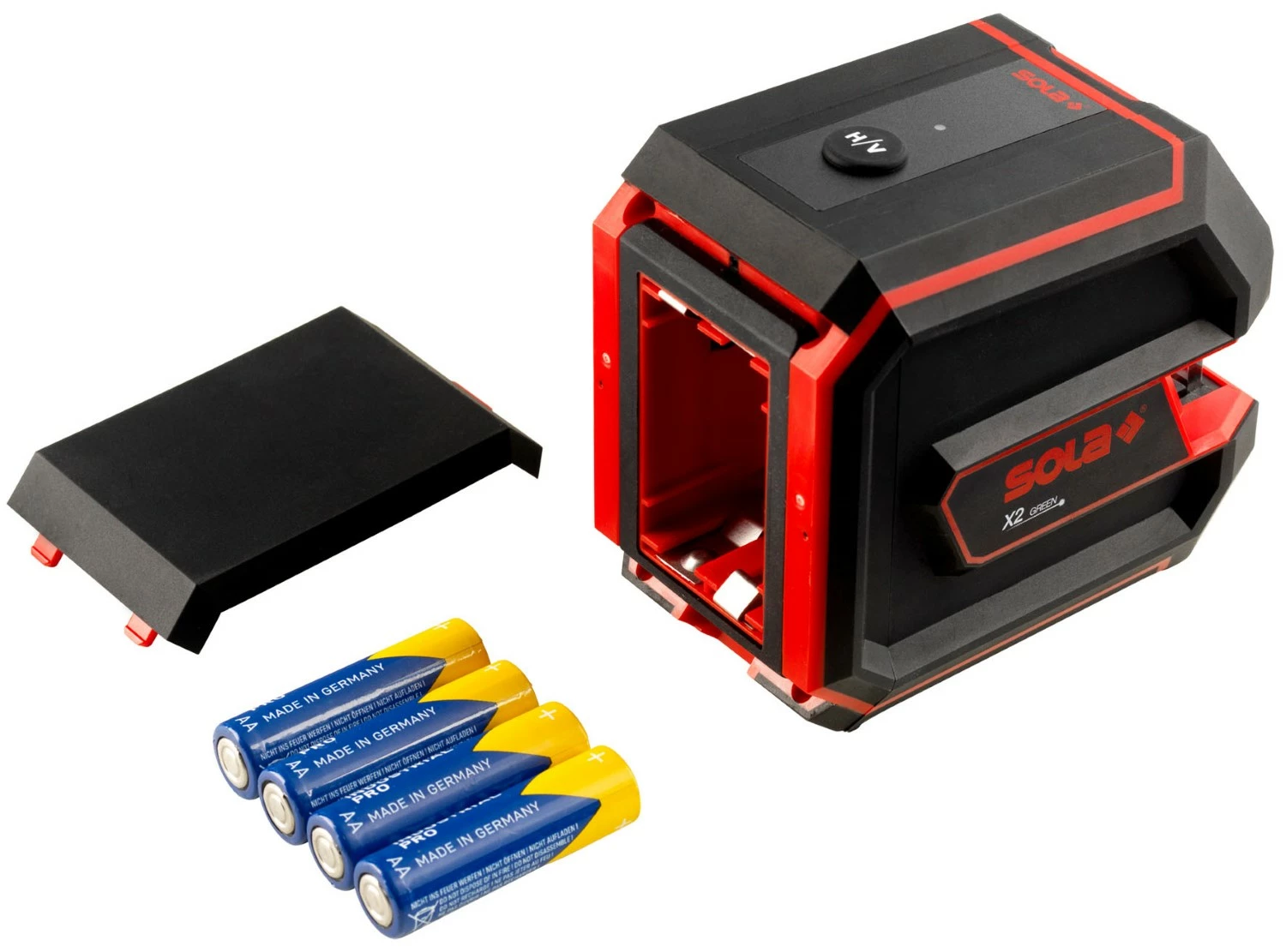 Sola X2 Green PROFESSIONAL ligne laser croisée en sac - vert - 30m - 2 lignes - IP54-image