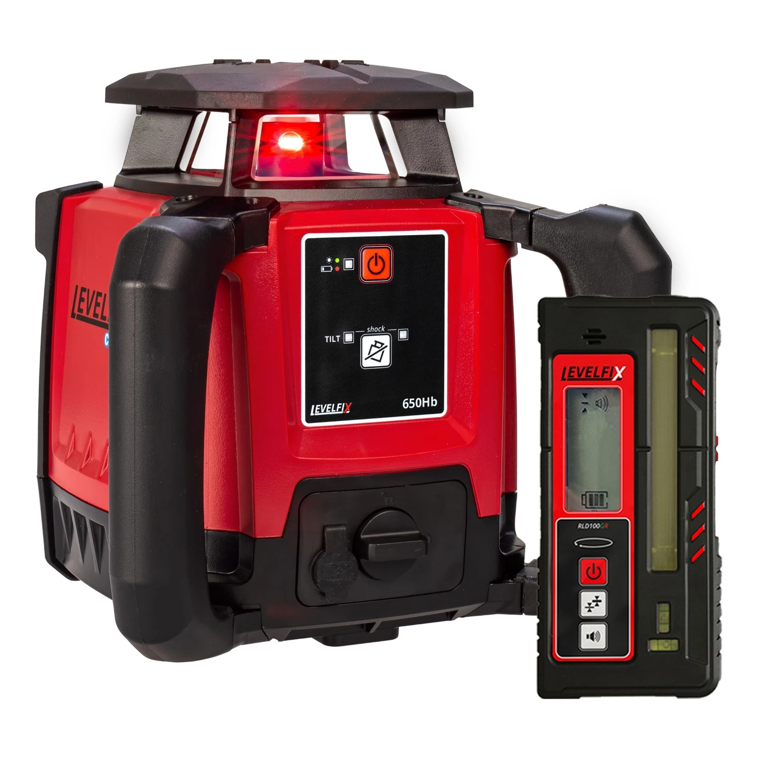 Levelfix 650Hb laser rotatif avec récepteur dans un boîtier - rouge - 600 m - IP66-image