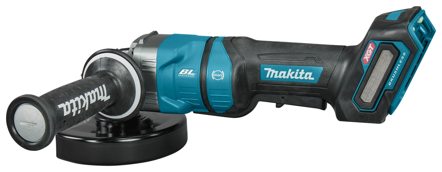 Makita GA050GT101 XGT 40V Accu Haakse Slijper Set in Mbox - 125mm - Veiligheidsschakelaar-image