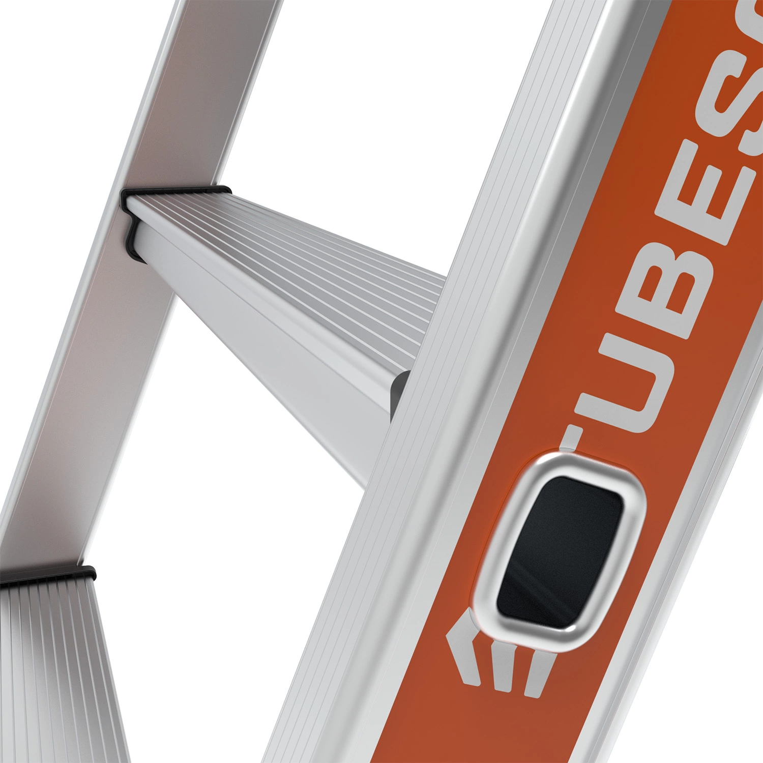 Little Jumbo 1702274304 Trekker Escabeau - Simple - Aluminium - 1 x 4 marches - max. hauteur de travail 2,9m - roues