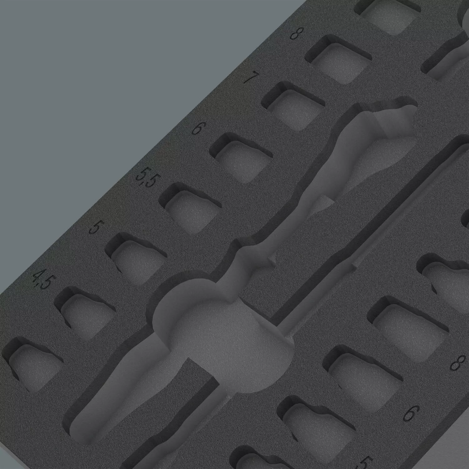 Wera 05137320001 9820 Schuimstof inlegstuk 8000 A Zyklop set 1