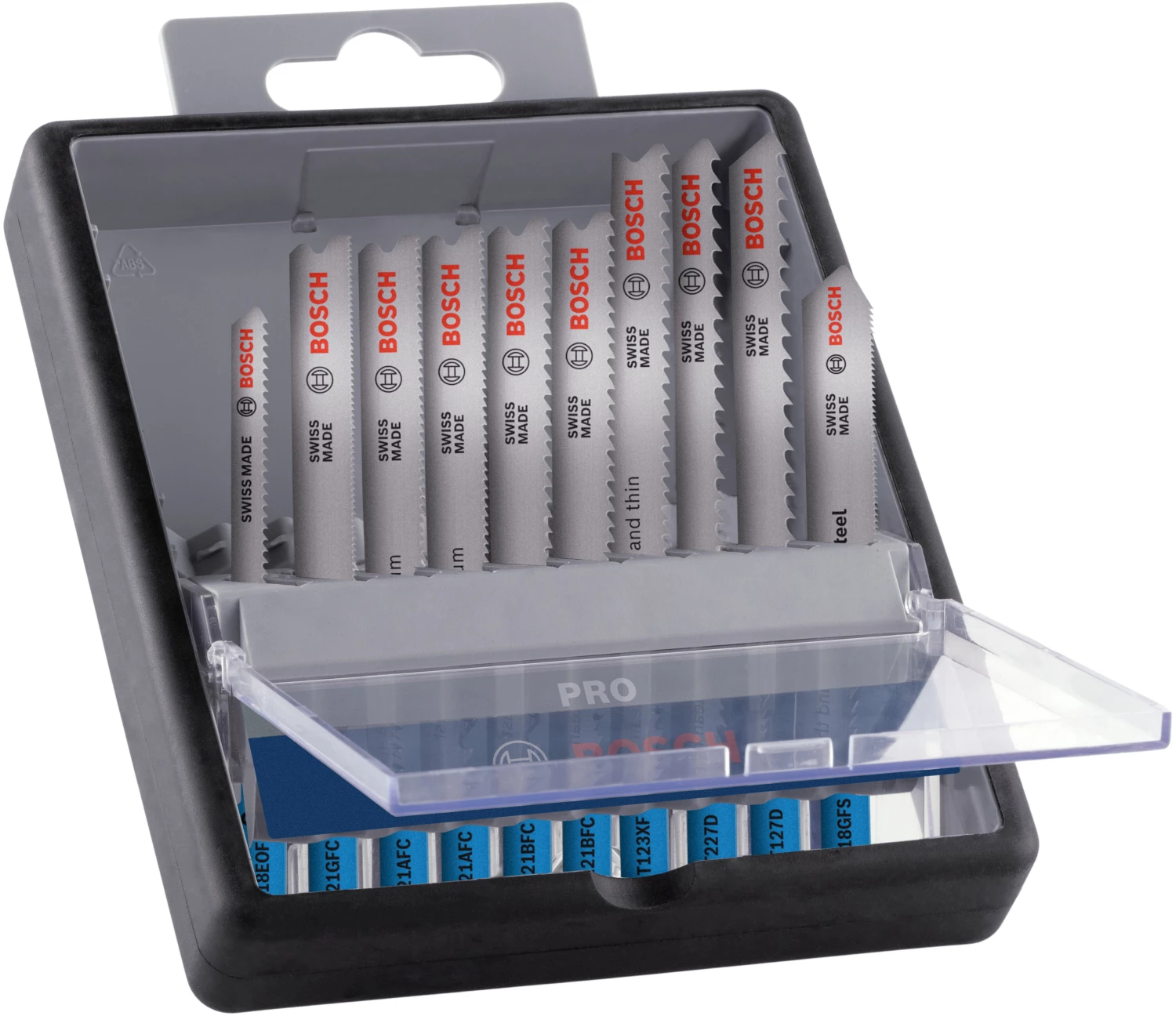 Bosch 2607011942 PRO Jeu de 10 lames de scie pour métal et aluminium en cassette Robustline-image