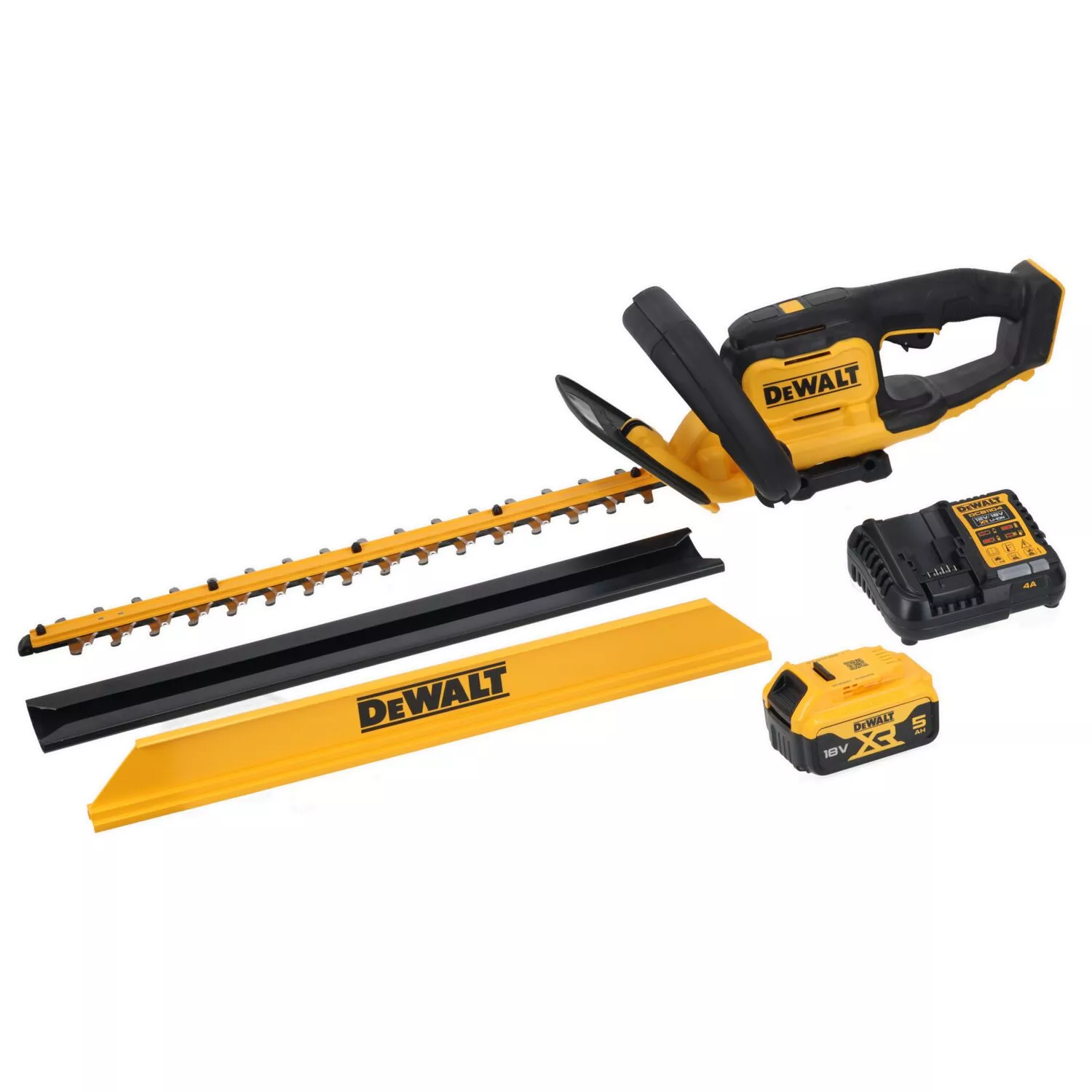 DeWALT DCMHT564P1-QW Kit taille-haie sans fil 18 V XR Li-ion (1 batterie 5,0 Ah) - 550 mm-image
