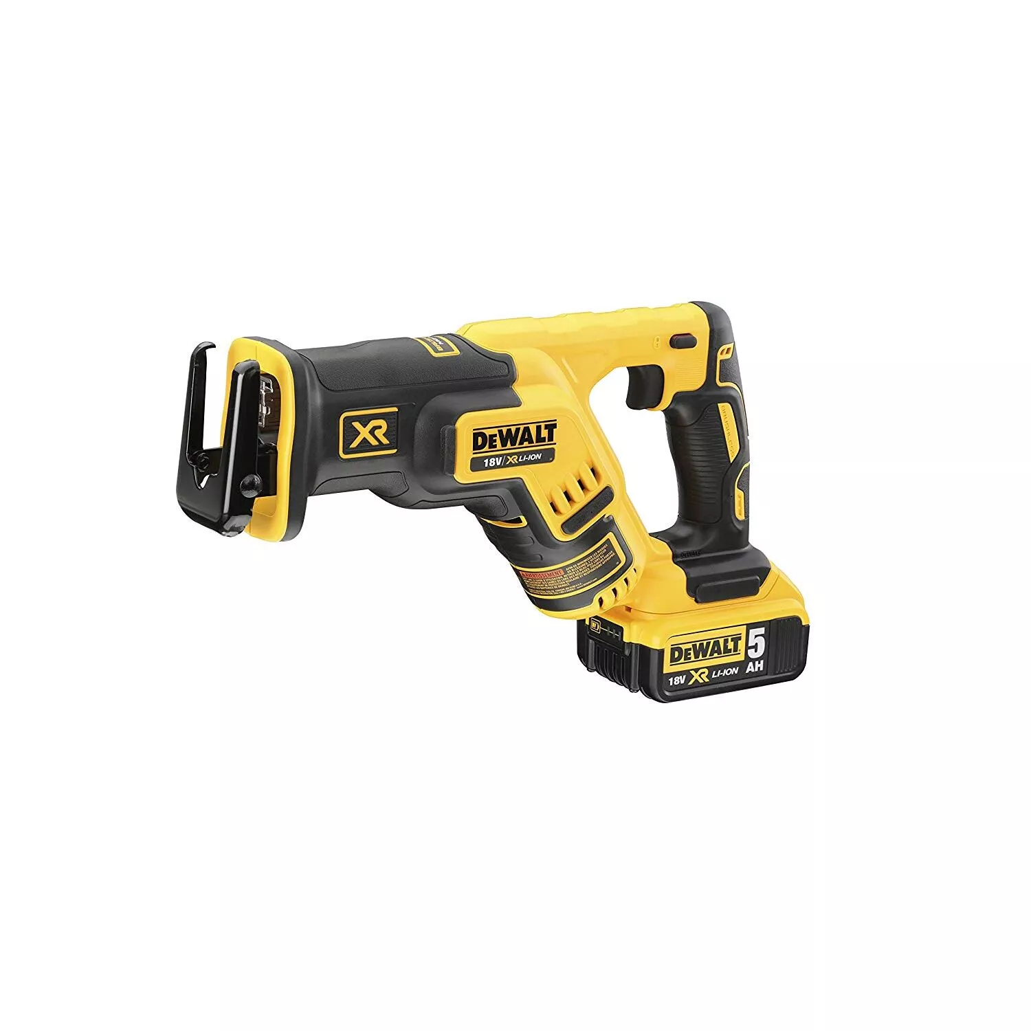 DeWALT DCS367P2 18V Li-ion XR accu reciprozaag set (2x 5.0Ah) in TSTAK - koolborstelloos-image