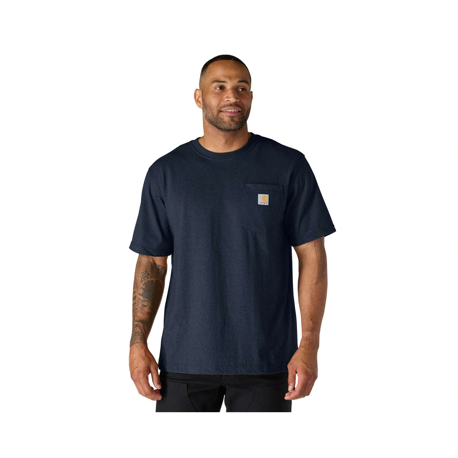 Carhartt Dearborn Pocket T-Shirt - Blauw - L