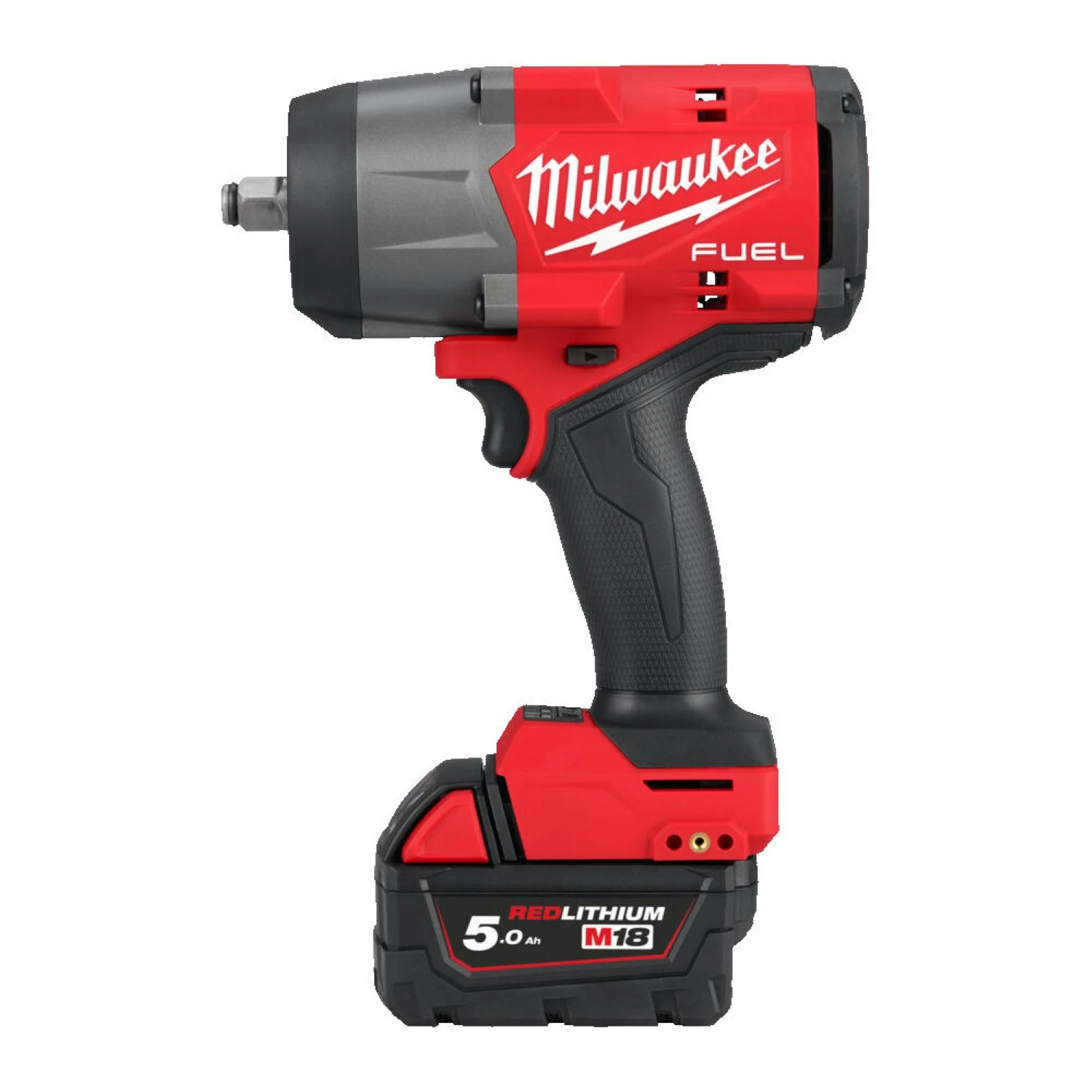 Milwaukee M18 FHIW2F12-502X 18V Li-Ion accu Slagmoersleutel met frictiering set (2x 5.0Ah accu) in HD Box - 1/2'' - 1491Nm-image
