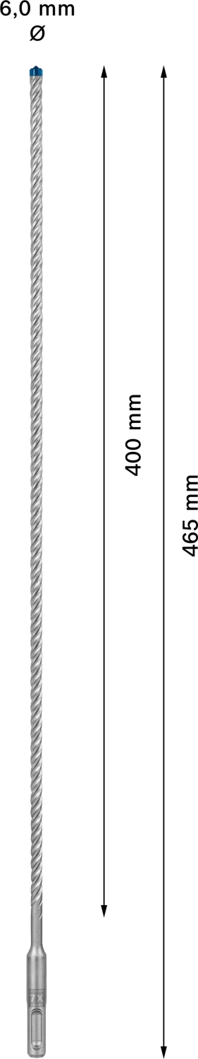 Bosch 2608900076 EXPERT Foret SDS Plus-7X - 6x400x465mm-image