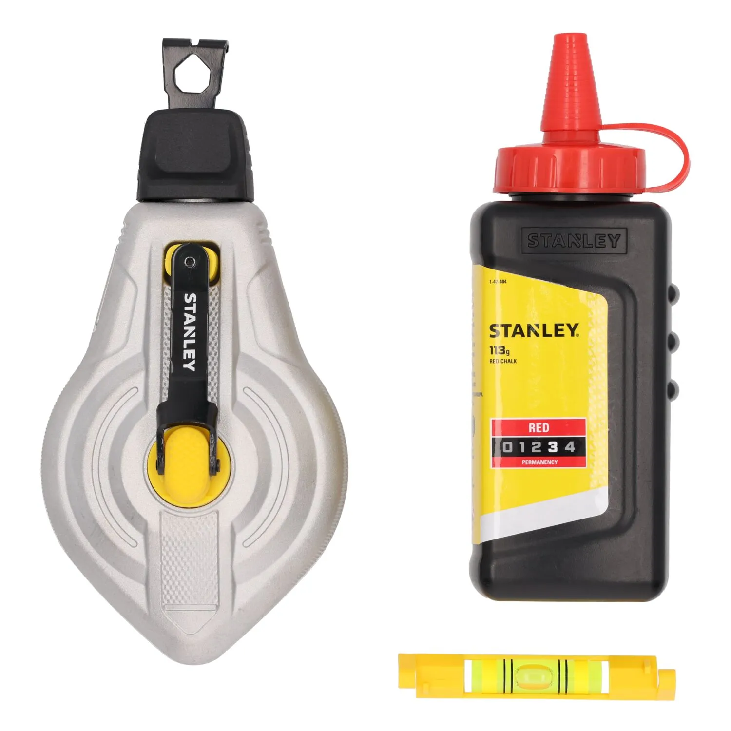 Stanley STHT47612-0 Slaglijnmolen Kit incl. lijnwaterpas - 30m - rood