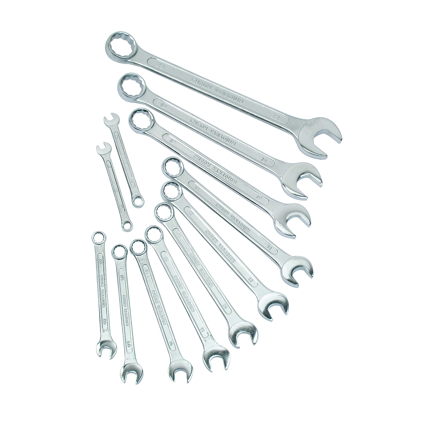 Brüder Mannesmann M 130-08DIN Ringsteeksleutelset - 8-delig - 8-19mm