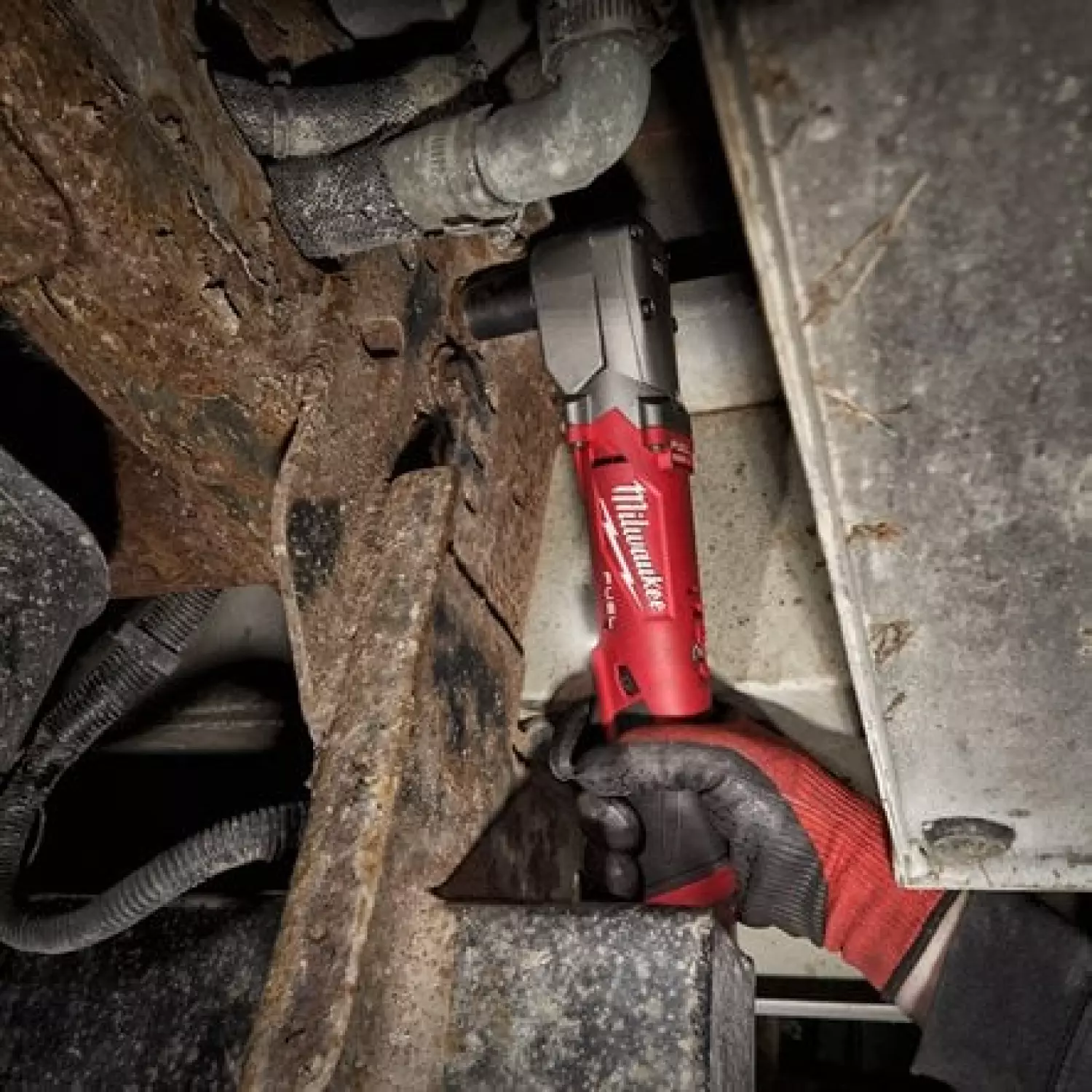 Milwaukee M12 FRAIWF38-0 12V Li-ion accu Haakse slagmoersleutel met frictiering body - 3/8'' - 270Nm-image