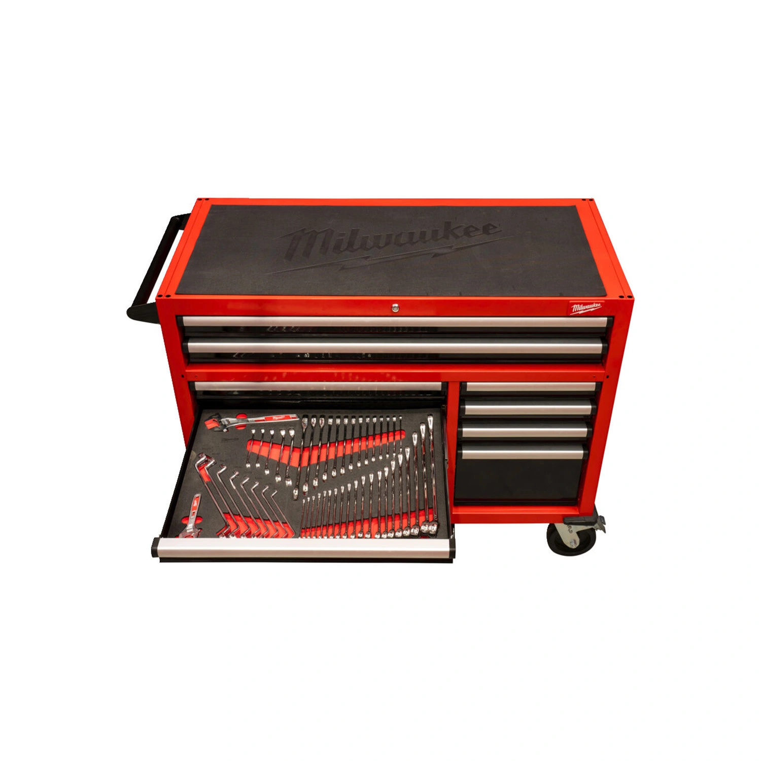 Milwaukee 4932502079 TOOLGUARD Stalen Gereedschapswagen gevuld - 501-delig -  10 laden - 46" / 117 cm