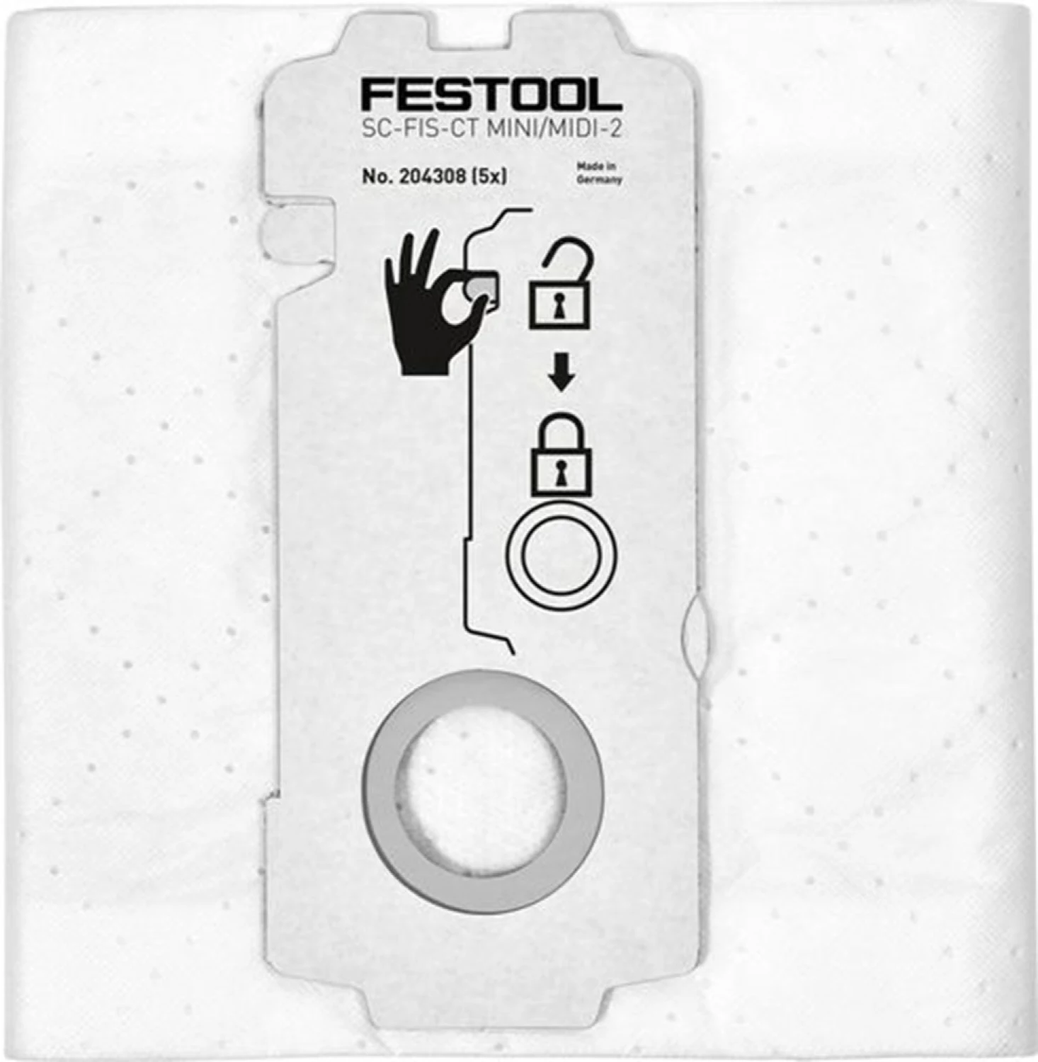 Festool SC-FIS-CT MINI/MIDI-2/5/CT15 - Sac filtre SELFCLEAN-image