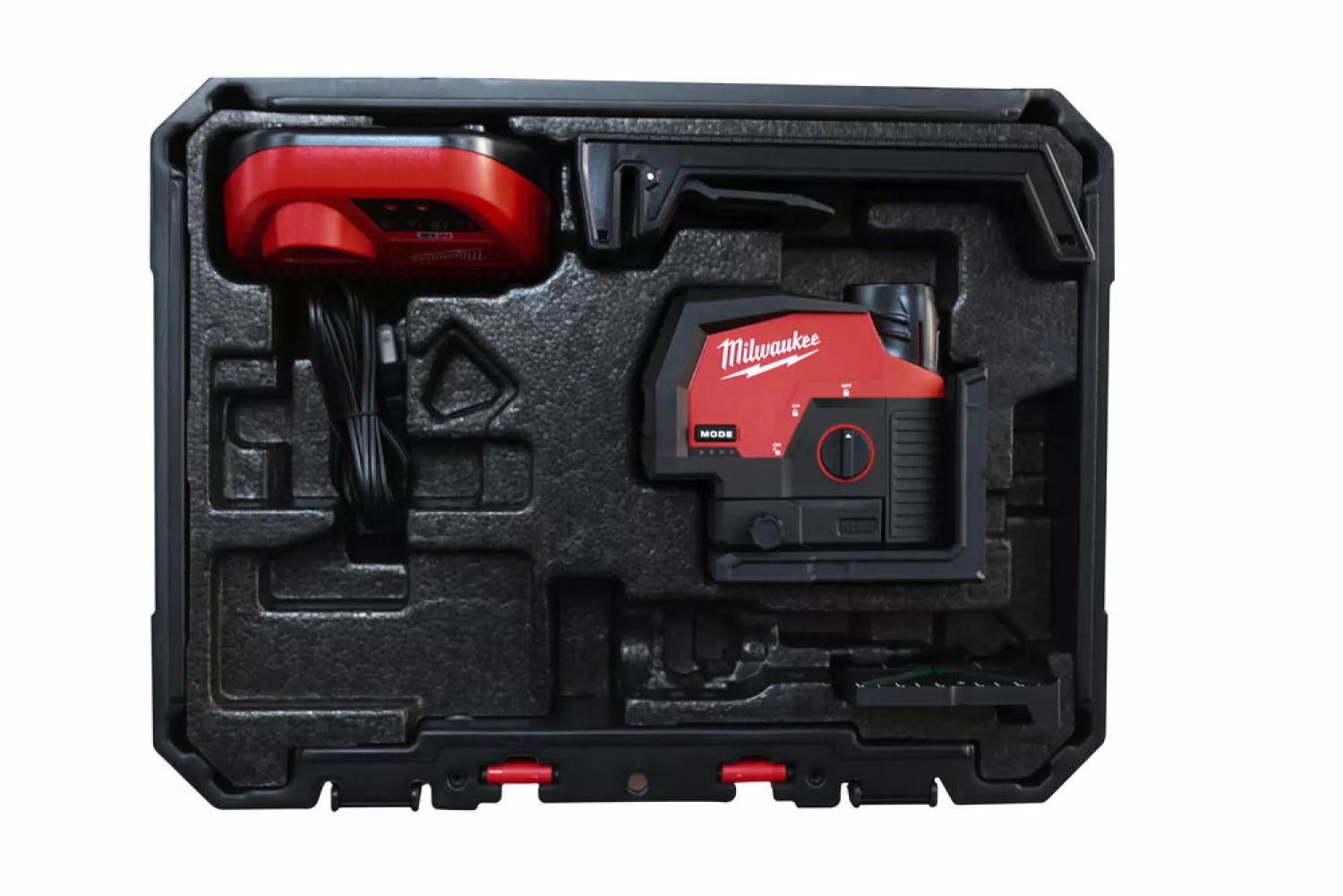 Milwaukee M12 CLLP-301C 12V Li-Ion accu laser set (1x 3,0Ah) in koffer - 2 lijnen - Groen - 38m-image