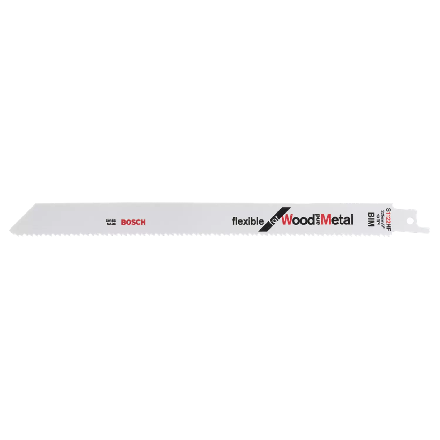 Bosch 2608656021 / S 1122 HF Reciprozaagblad - 225 x 10TPI - Hout/Metaal(5st)-image