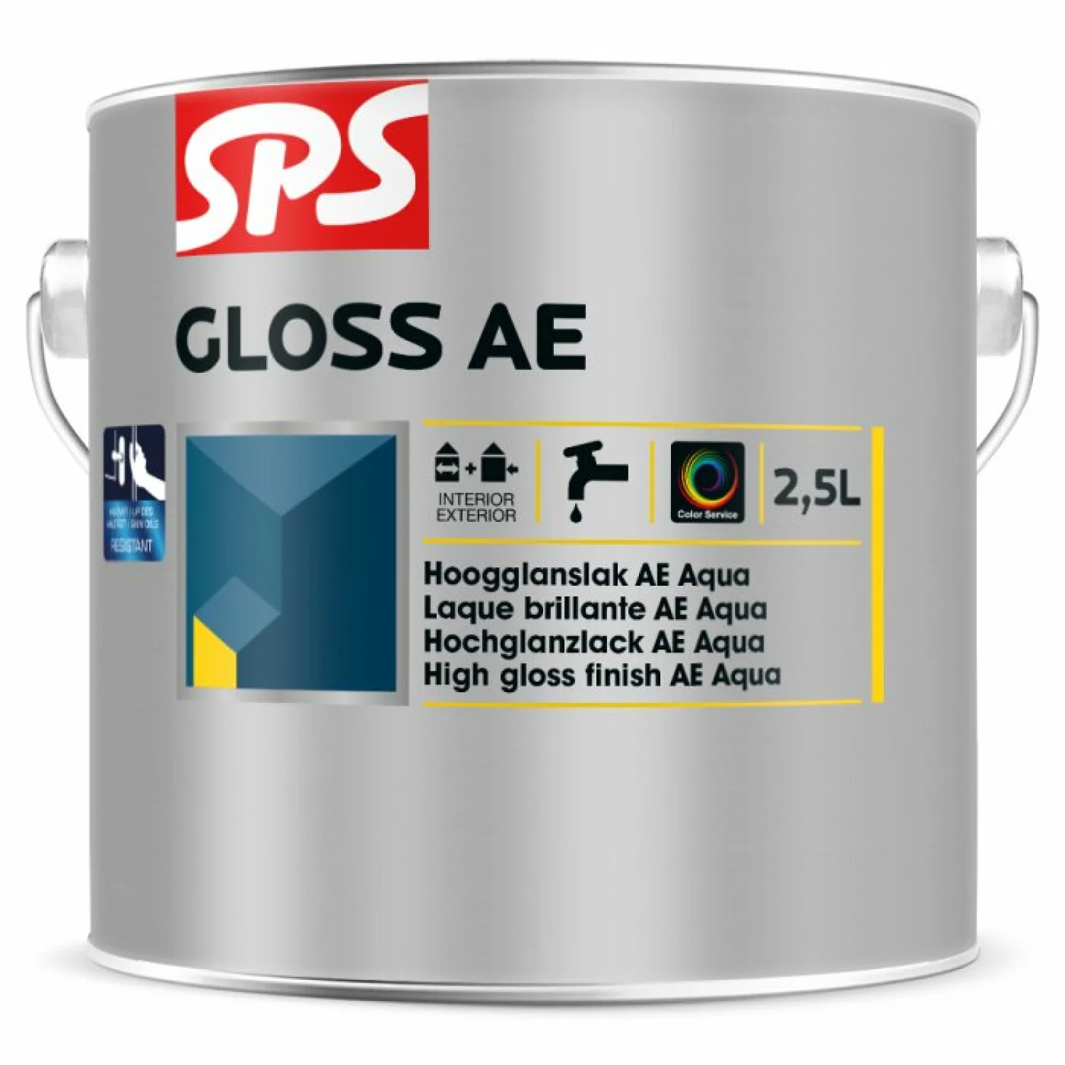 SPS Gloss AE Lak - Wit - 2,5L-image