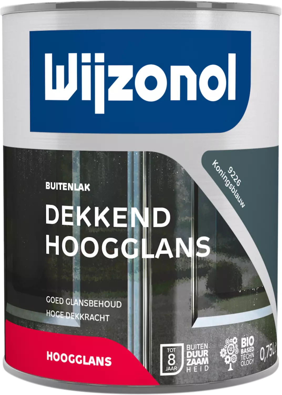 Wijzonol Dekkend Hoogglanslak - 9226 Koningsblauw - 0,75L-image