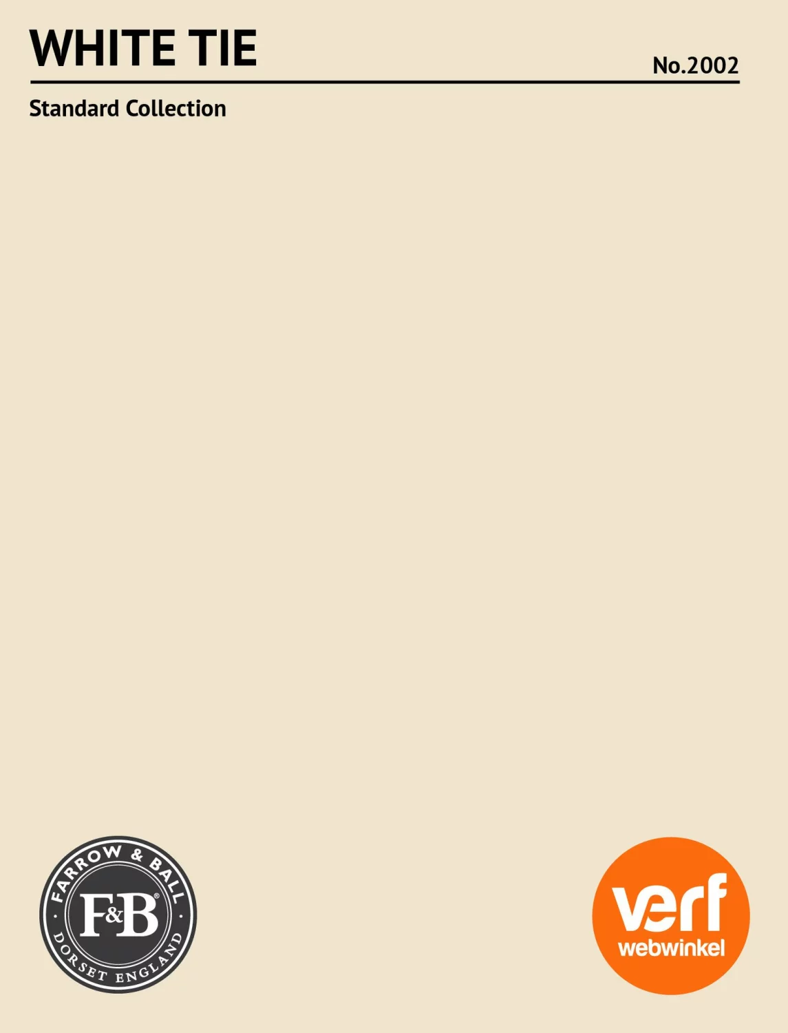 Farrow & Ball Estate Emulsion White Tie No.2002 - 5L-image