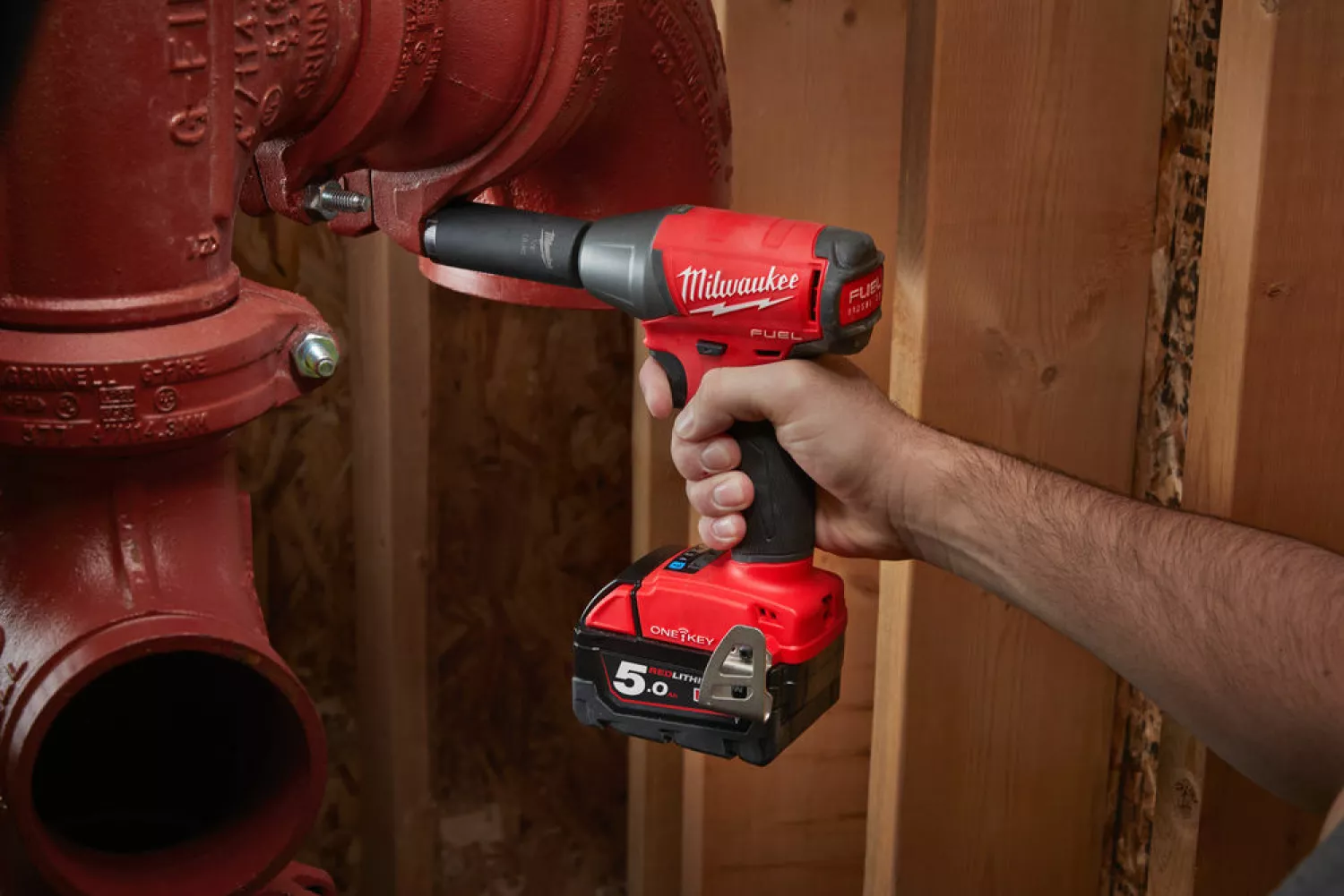 Milwaukee M18 ONEIWF12-0 18V Li-Ion Accu slagmoersleutel ONE-KEY body - 300Nm - 1/2" - koolborstelloos-image