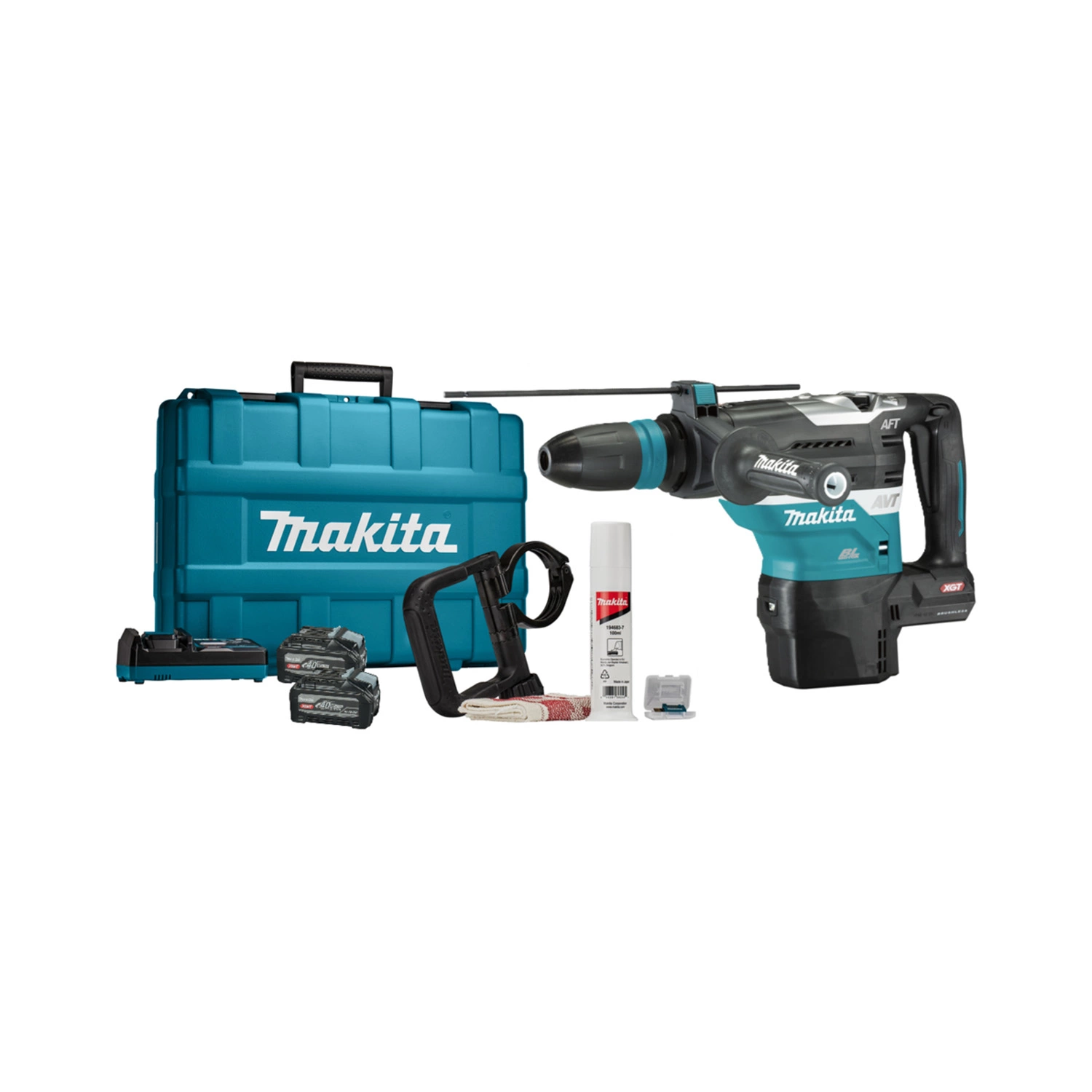 Makita HR005GU201 XGT 40V Max Accu SDS-Max Combihamer set (2x 4.0Ah) in koffer-image