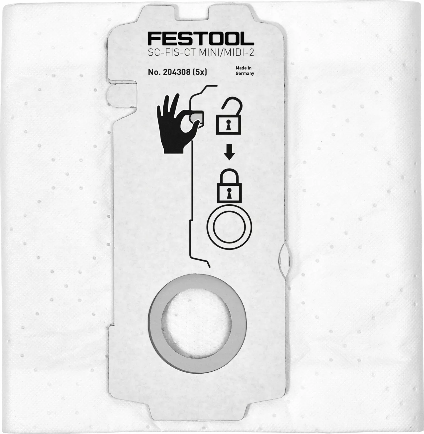 Festool 204308 SC-FIS-CT MINI/MIDI-2/5 Filterzak (5st)-image