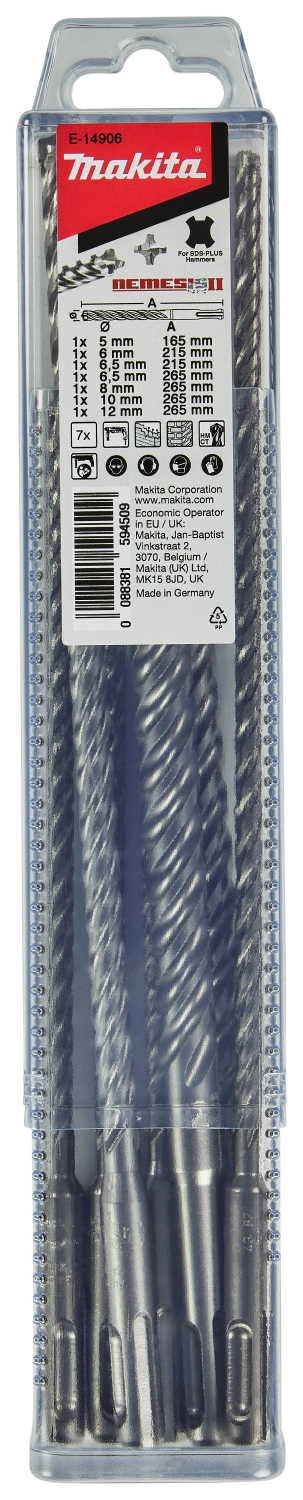 Makita E-14906 Jeu de 7 forets à béton SDS-plus-image