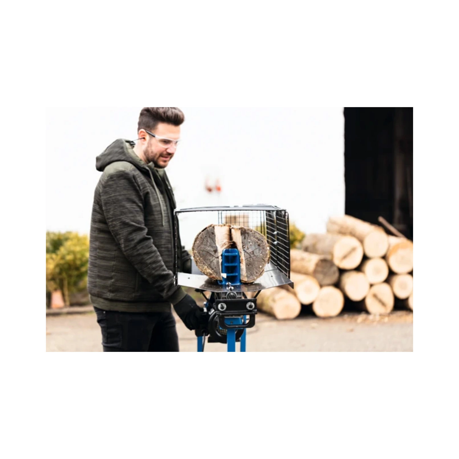 Scheppach HL760LS 230V Fendeuse à bois avec support - 7 tonnes-image