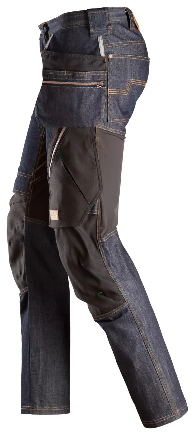 Snickers 6955 RuffWork Denim Werkbroek+ met Holsterzakken - Denimblauw - 044