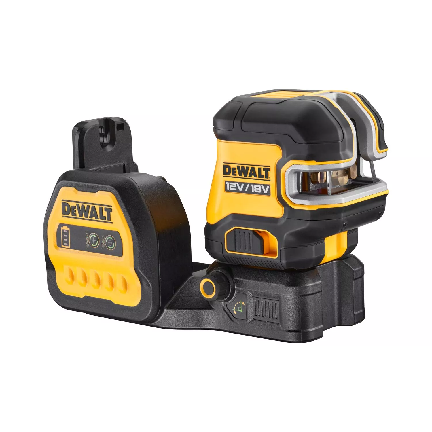 DeWALT DCE825NG18-XJ Laser à lignes croisées 12 V/18 V dans un coffret - 5 lignes - vert - 85 m - IP54-image