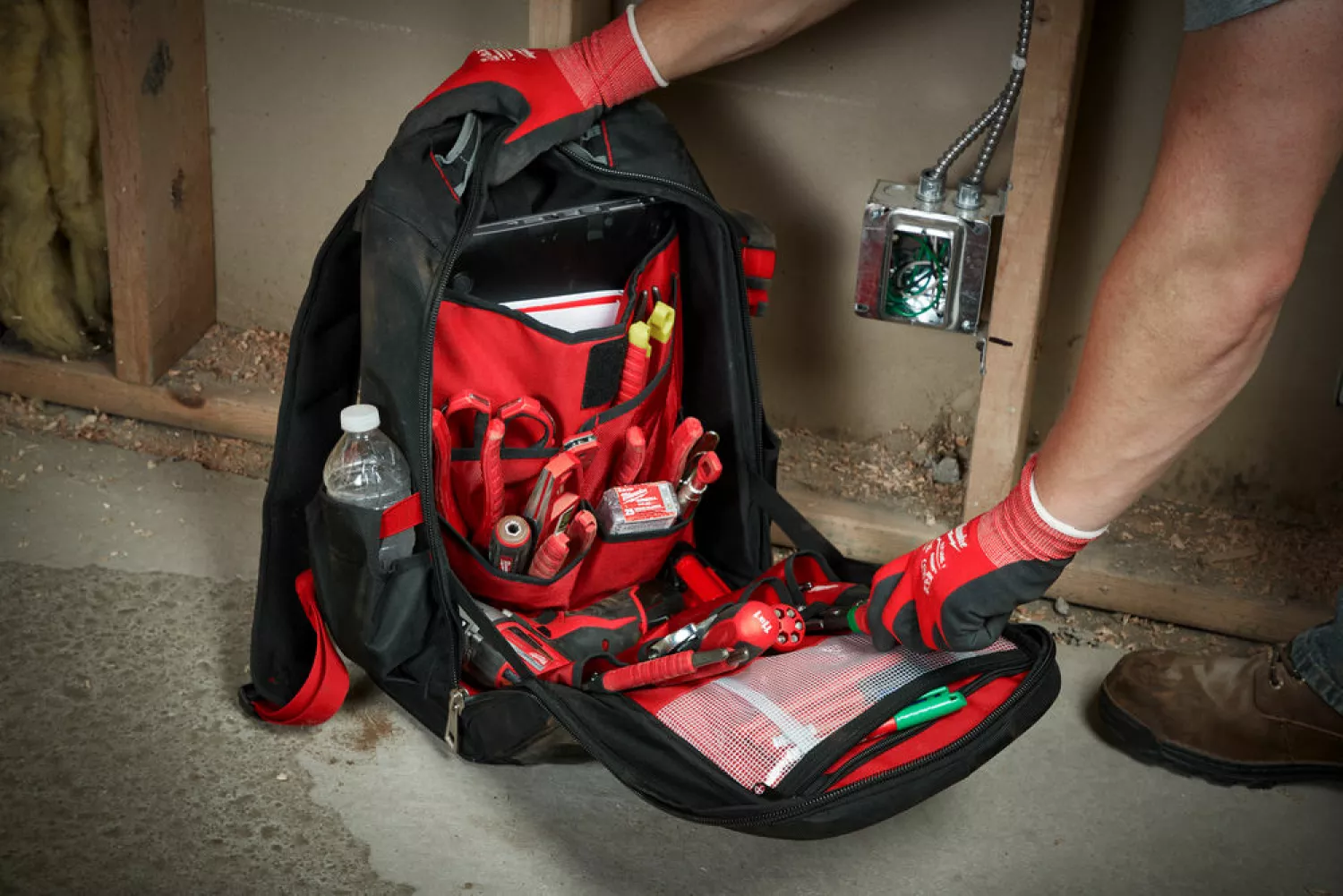 Milwaukee 4932464834 Low Profile Backpack--image