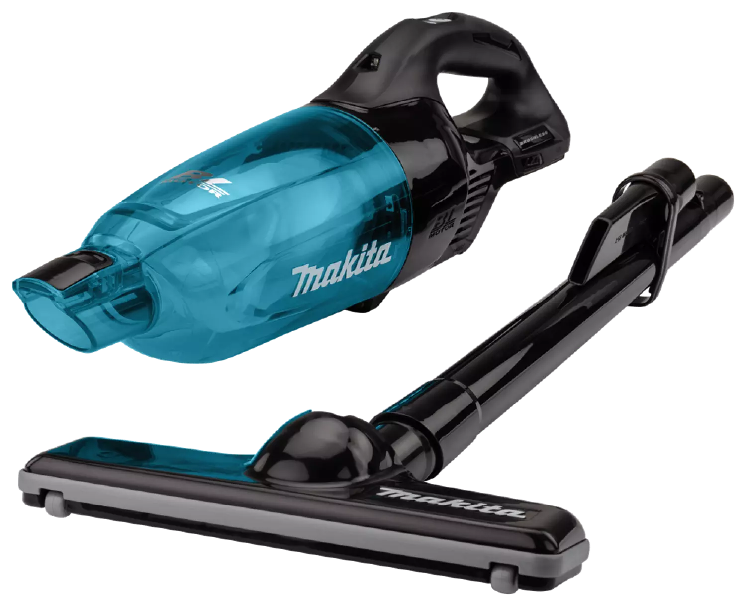 MAKITA DCL281FZB - Aspirateur balai sans-fil - 18 V Li-ion - noir - Brushless - Machine seule-image