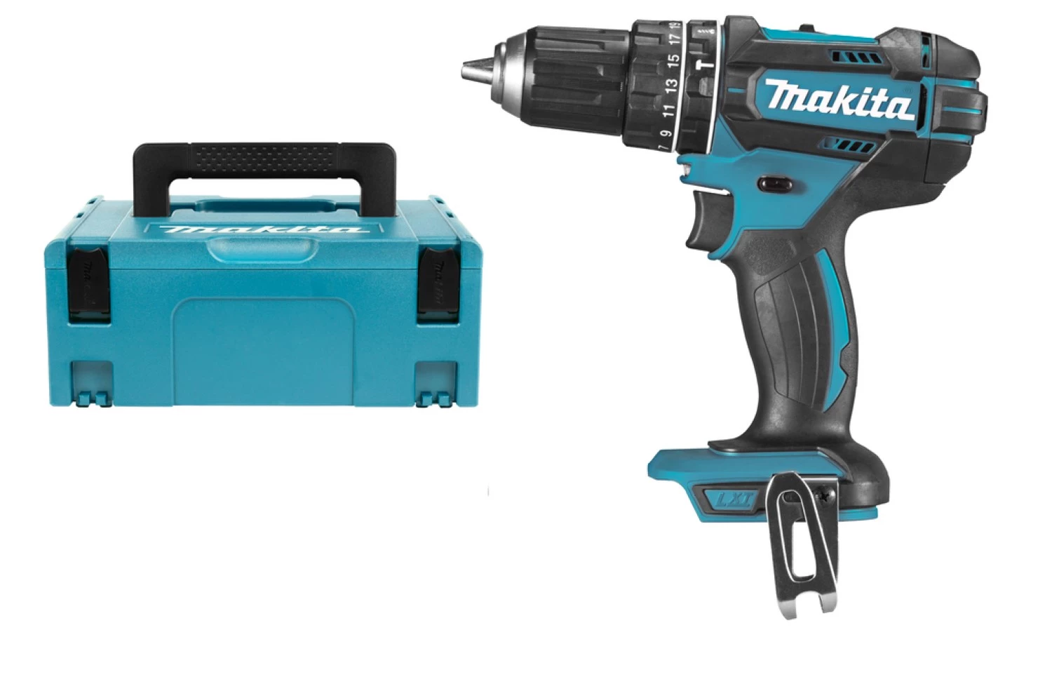 Makita DHP482ZJ Perceuse visseuse sans fil à percussion - 18V Li-ion dans MAKPAC - Machine seule-image