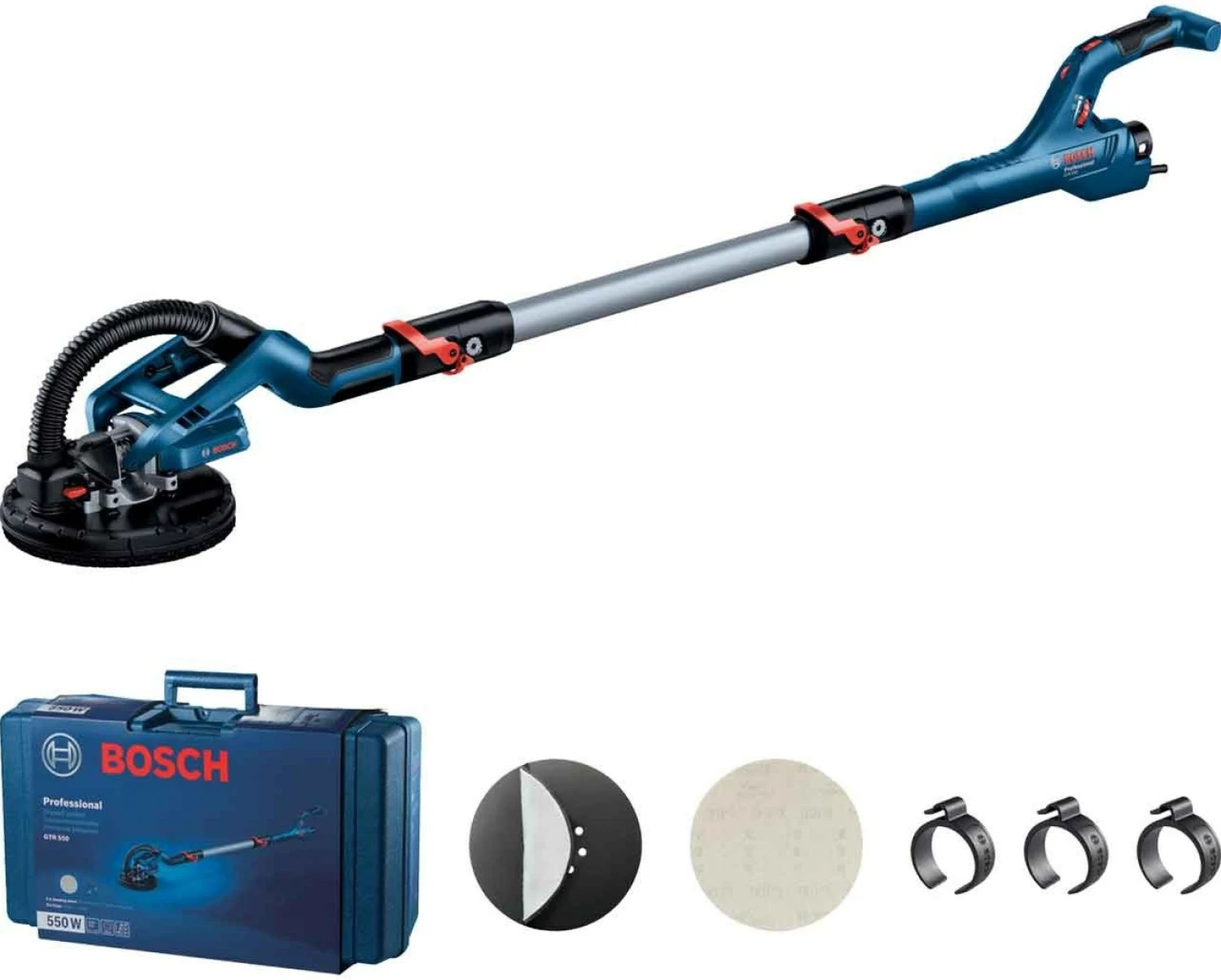 Bosch 0615A5004P Langnek schuurmachine GTR 55-225 + Bouwstofzuiger GAS 35 L AFC-image