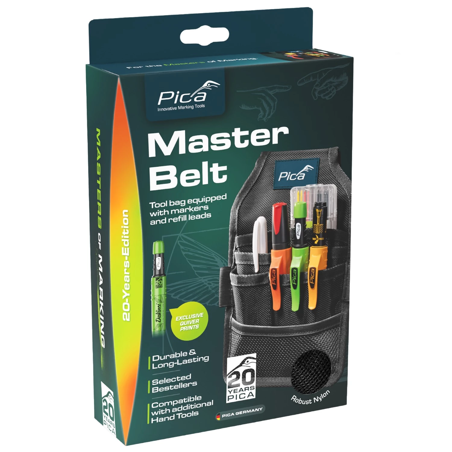 Pica 55060-J Master Belt Markeerset in holster 20 Jaar Limited Edition-image