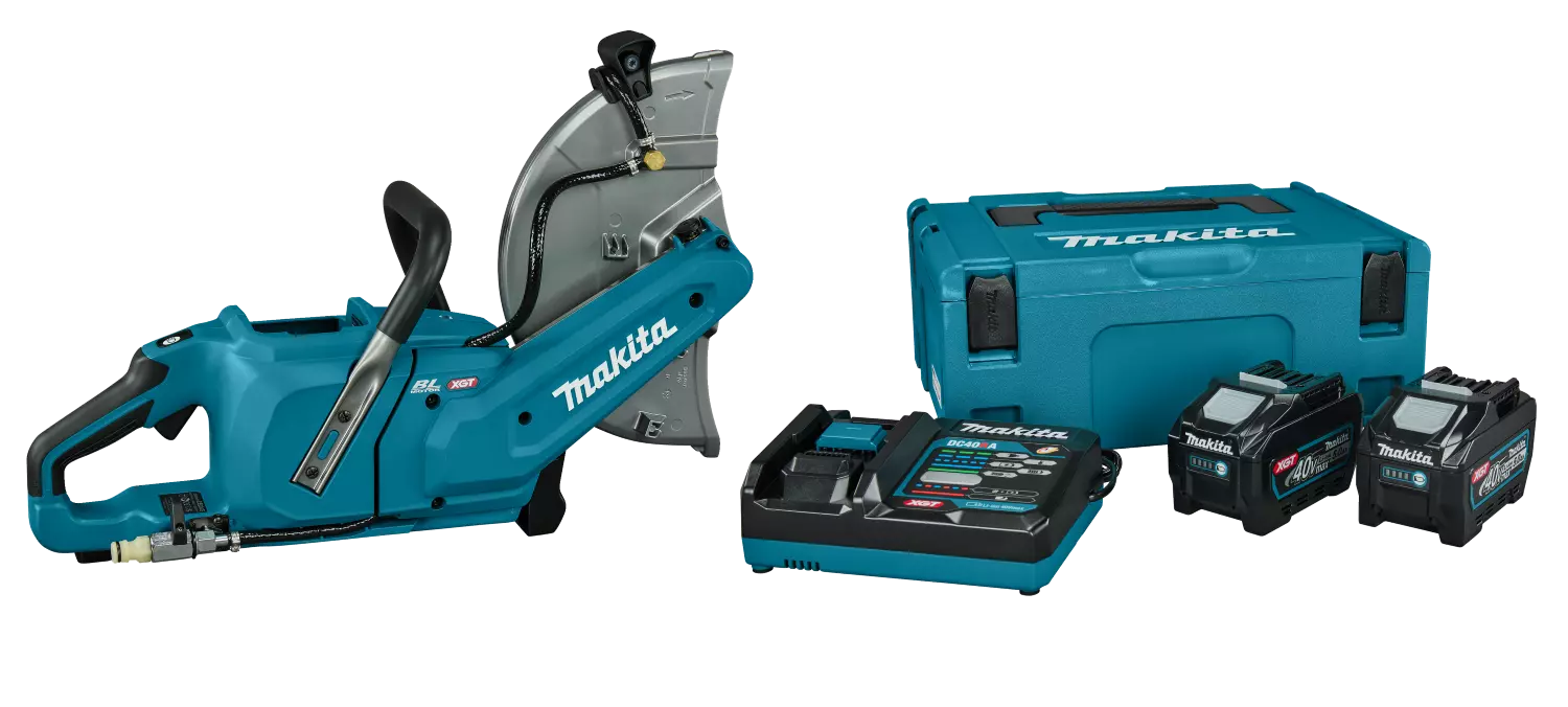 Makita CE004GT2NL1 40V XGT Li-ion accu doorslijper set (2x 5,0Ah accu) - 305mm-image