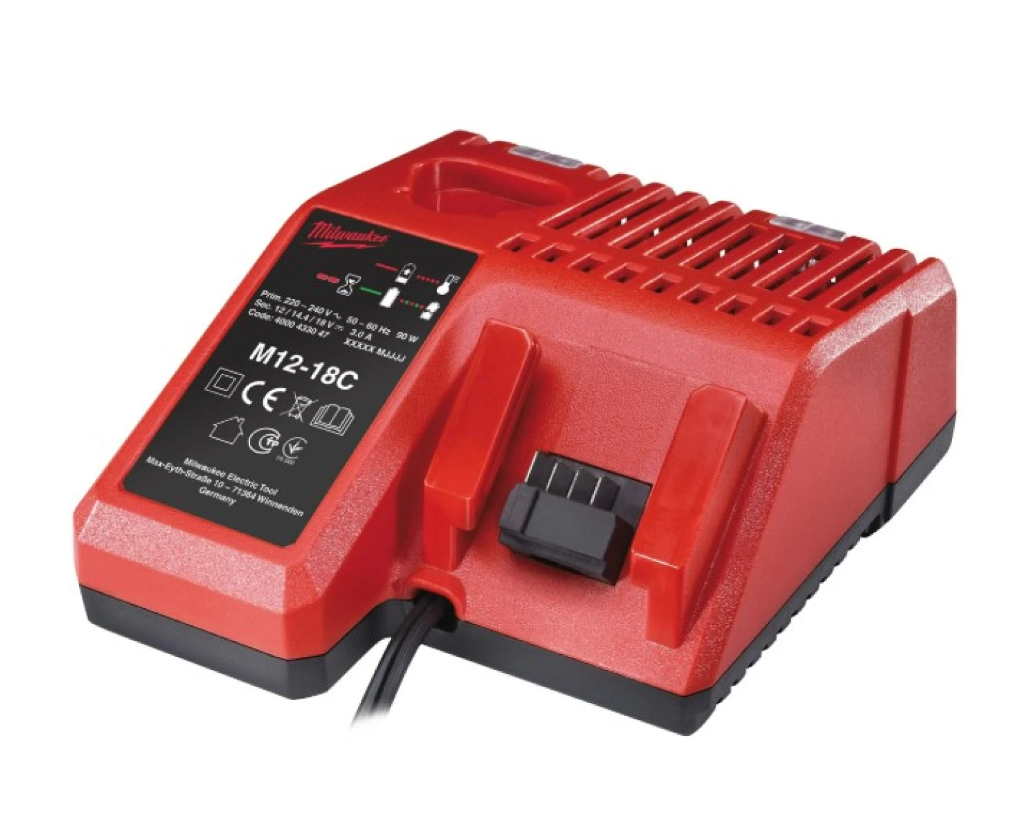 Milwaukee M18 NRGCR-502 Kit de démarrage batterie Li-ion 18 V (2 batteries 5,0 Ah) + chargeur - Résistant aux produits chimiques-image