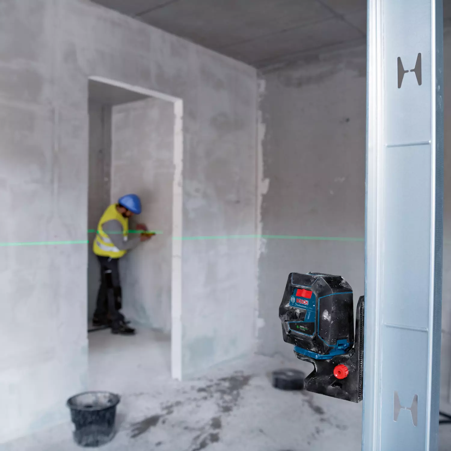 Bosch GCL 2-50 G Kruislijnlaser + houder in opbergetui - 15m-image