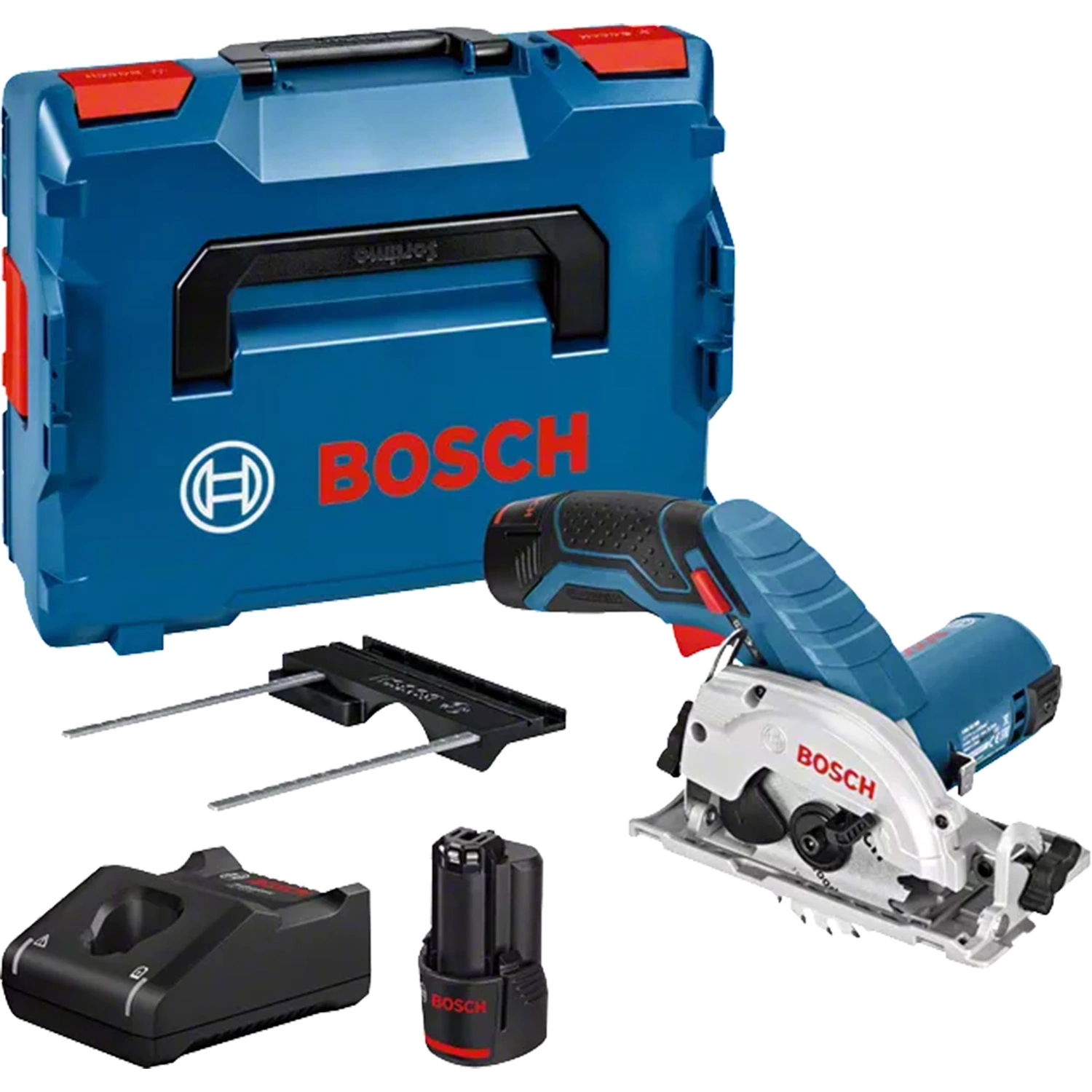 Bosch GKS 12V-26 12V Li-Ion Accu cirkelzaag set (2x 3.0Ah accu) in L-Boxx - 85mm-image