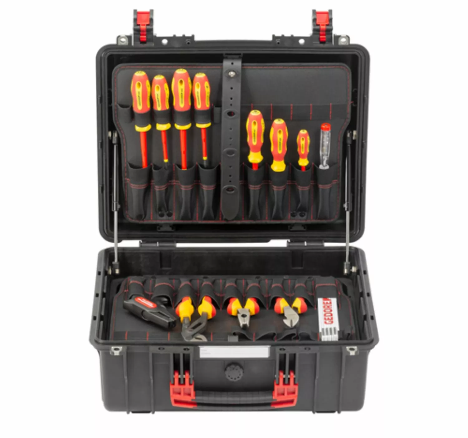 Gedore RED R21652089 - Set d'outils d'électricien en mallette - 89 pcs.-image