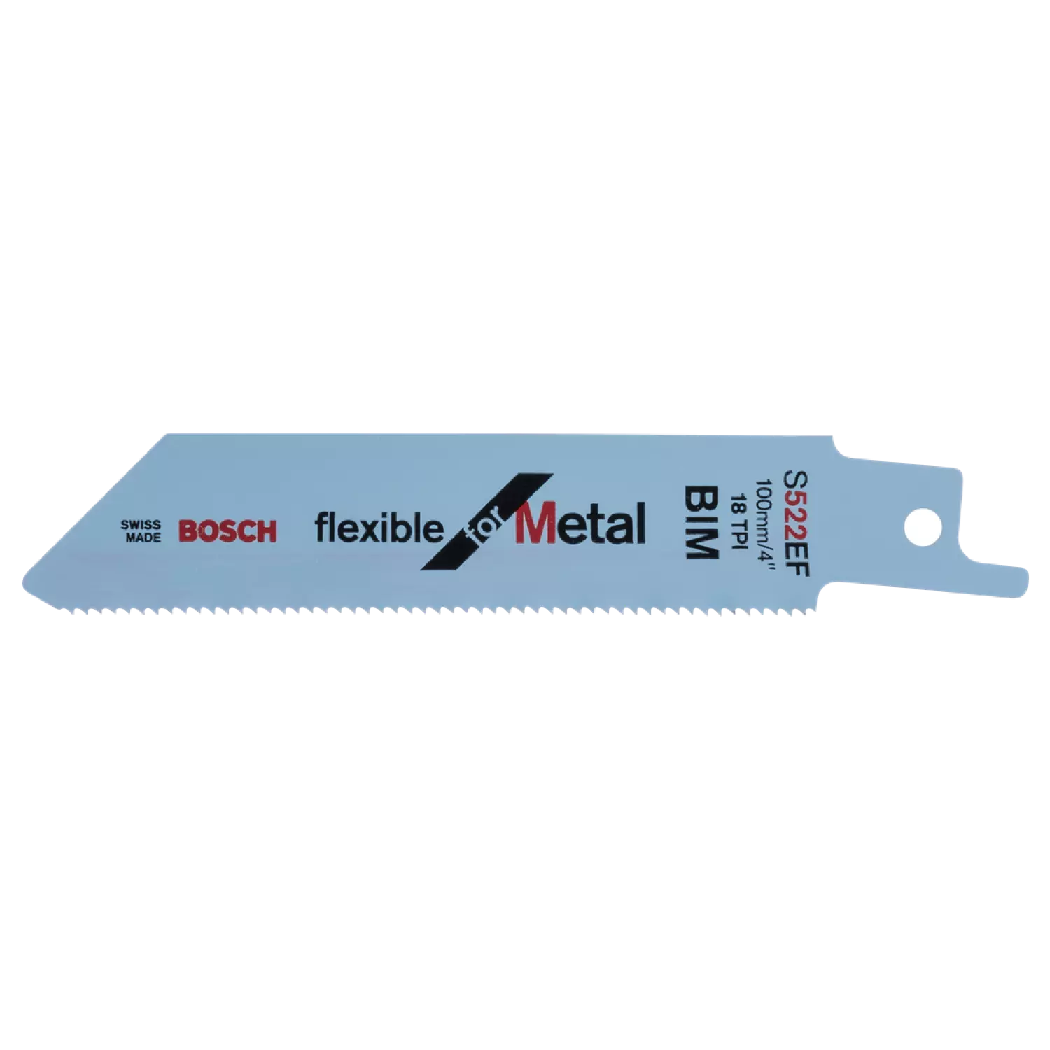 Bosch 2608656012 / S 522 EF Reciprozaagblad - 100 x 18TPI - Metaal (5st)