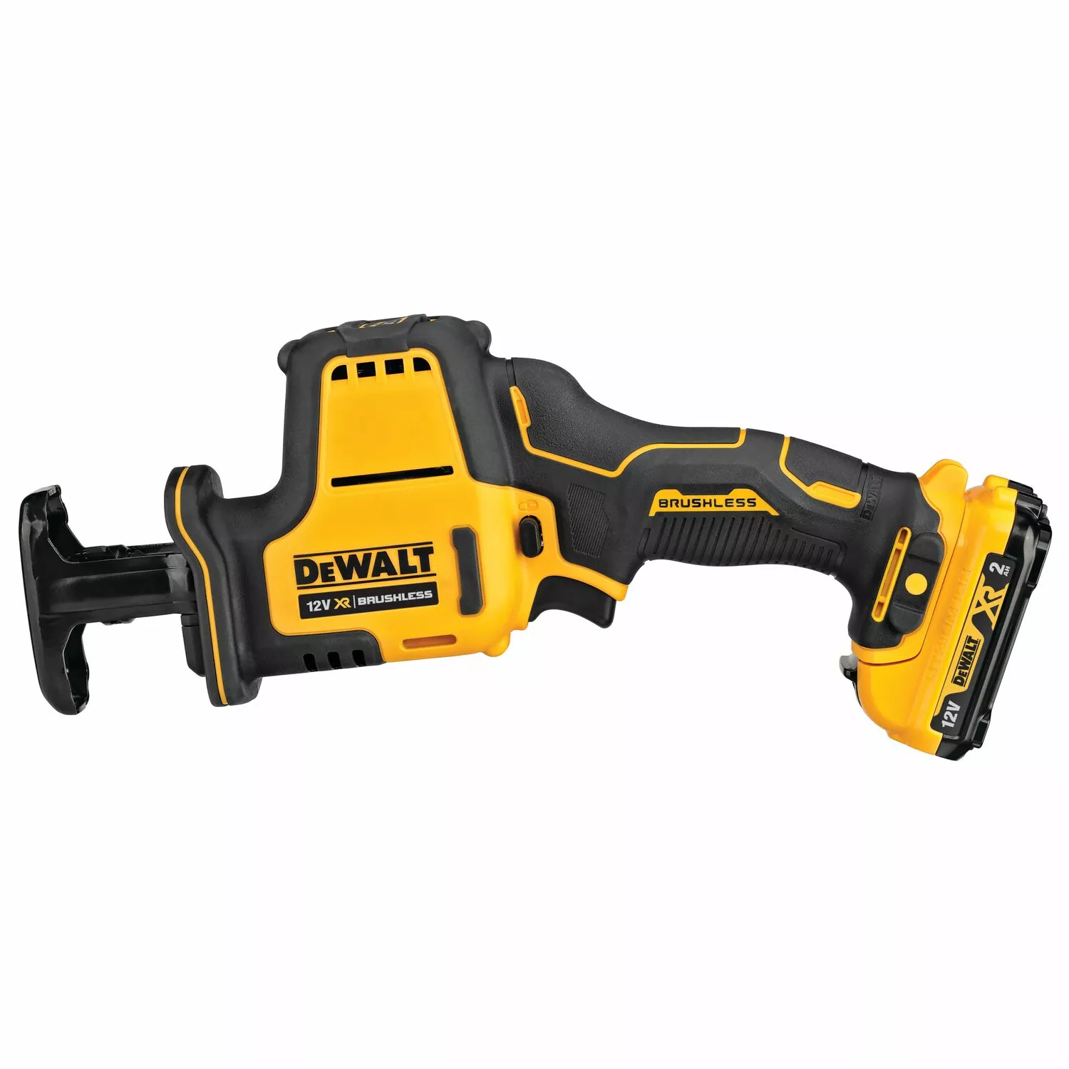 DeWALT DCS312D2-QW 12V Li-ion XR accu compacte reciprozaag set (2x 2.0Ah) in TSTAK - koolborstelloos-image