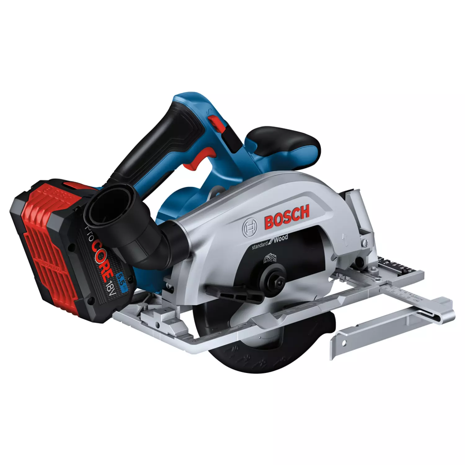 Bosch GKS 18V-57-2 18V Li-ion Accu cirkelzaag set (2x 5.5Ah) in L-Boxx - 165mm-image