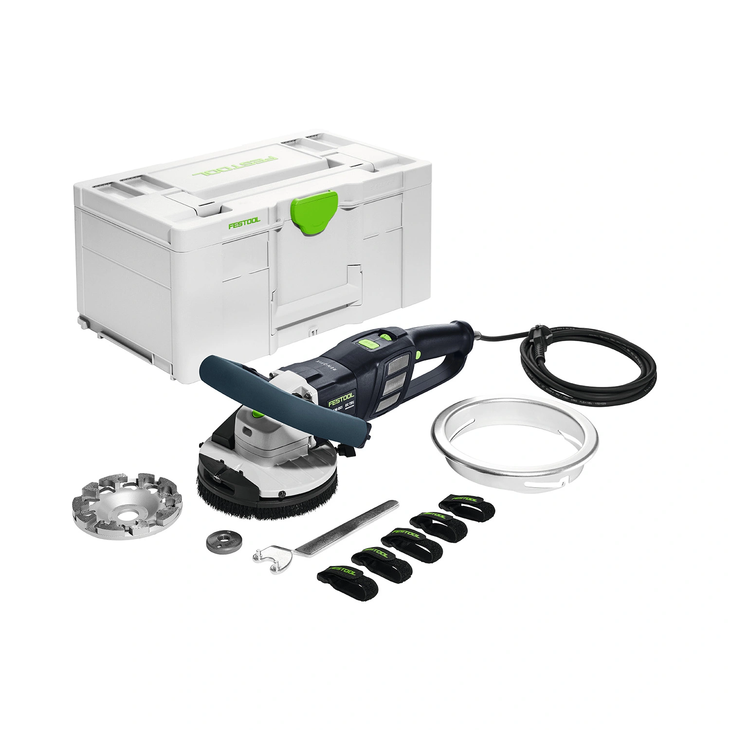 Festool RG 130 ECI-Set DIA HD Renovatieslijpmachine in systainer - 1600W - 130mm