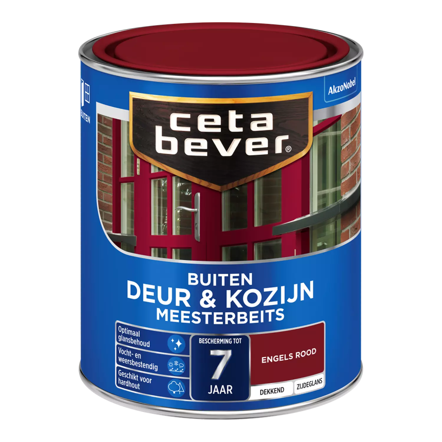 Cetabever Meesterbeits Deur En Kozijn Dekkend - Engels Rood - 750ml-image