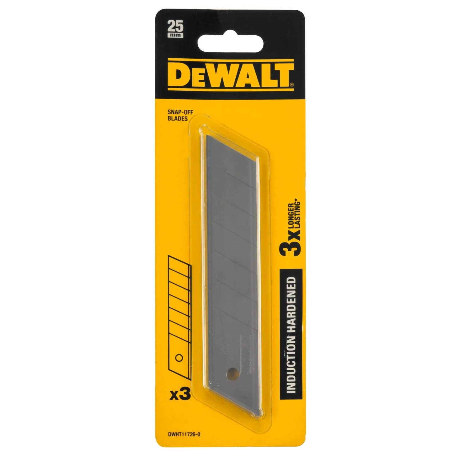 DeWALT DWHT11726-0 Lames de rechange - 25 mm (3 pièces)-image