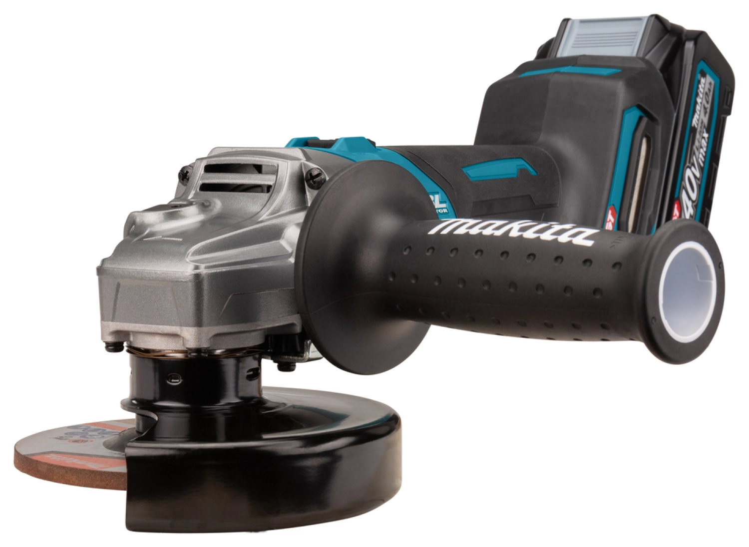 Makita GA008GM201 40V Li-Ion accu haakse slijper set (2x 4,0Ah) in Mbox - 125mm - koolborstelloos-image