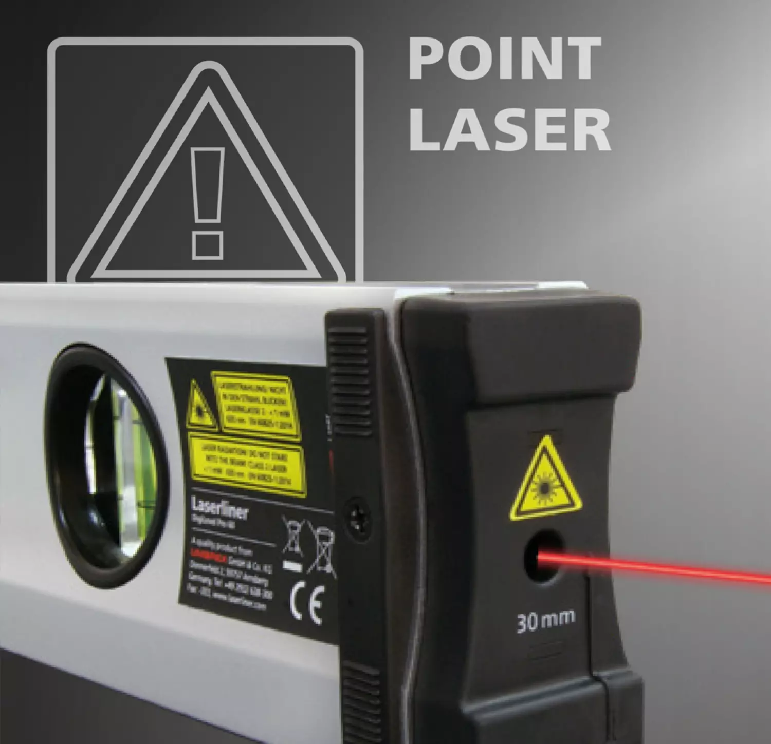 Laserliner DigiLevel Pro 100 Niveau à bulle numérique dans un étui - magnétique - Bluetooth - 1000 mm-image