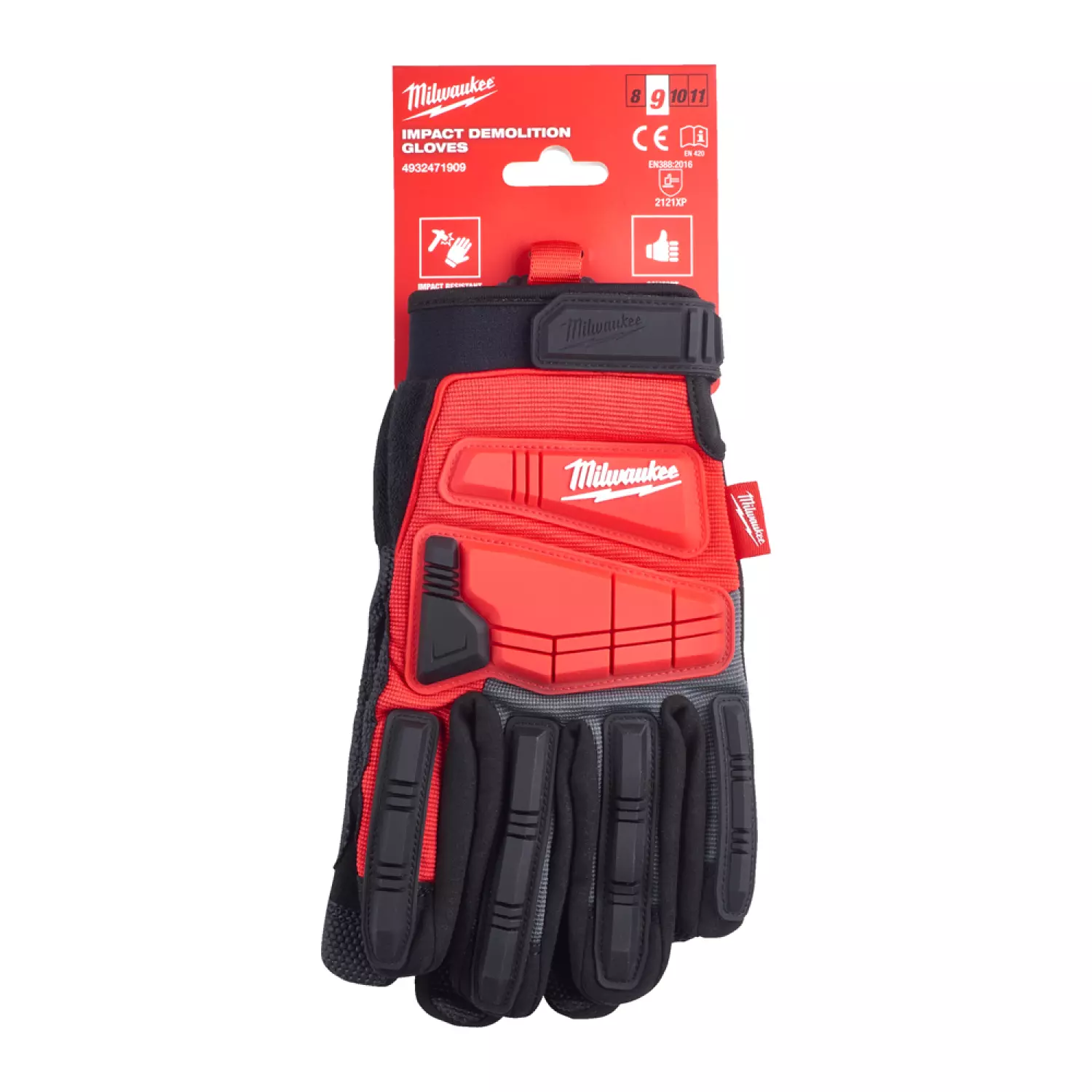 Milwaukee 4932471909 - Gants anti-choc - taille L-image