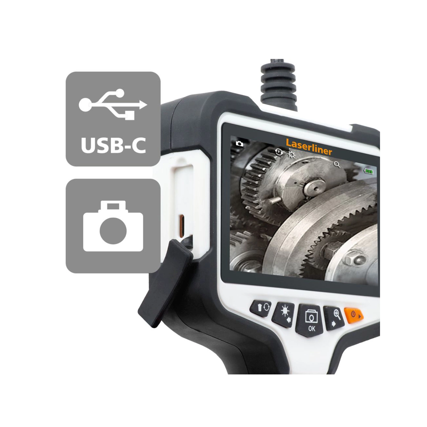 Laserliner VideoScope XXL Inspectiecamera - 7.9mm x 5m - 640 x 480px-image